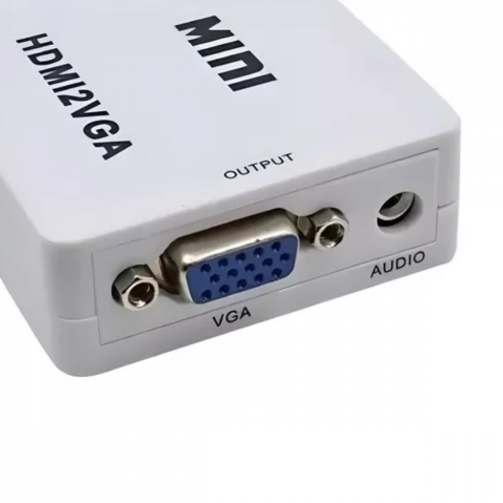 Jonh Variedades Drop Conversor Adaptador Video Hdmi Para Vga