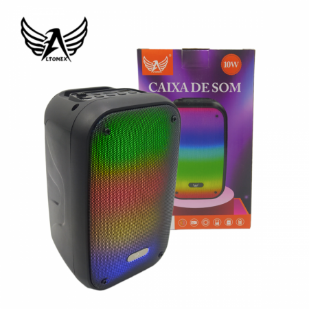 Jonh Variedades DROP Caixa De Som Bluetooth 10W RGB Altomex AL 8921