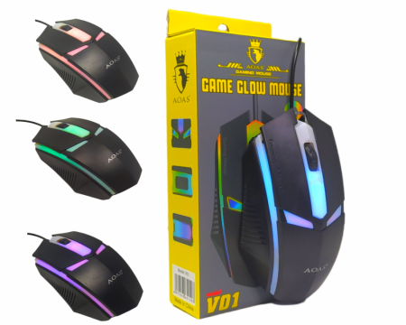 Jonh Variedades DROP - Mouse Gamer Glow RGB USB LED OAS-V01 - Meu ...