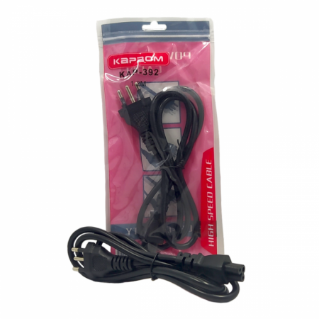 Jonh Variedades DROP - Cabo de força 3 PINOS para PC/ Monitor Kapbom