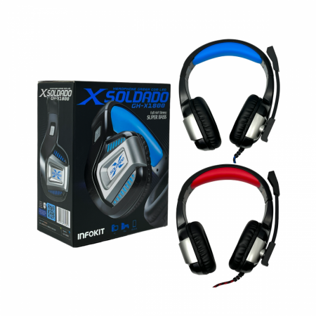 Jonh Variedades DROP - Headset Gamer Com LED XSoldado GH-X1800 (Somente