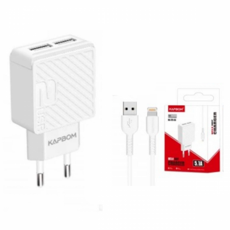 Jonh Variedades DROP 001 Carregador 2Portas Usb KA 375 5G IOS Meu