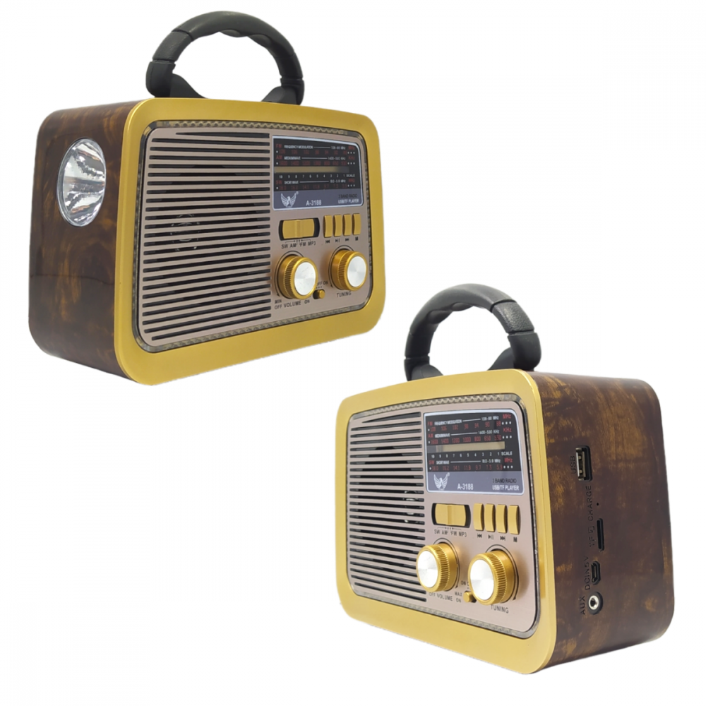 Jonh variedades drop r dio retr com bluetooth altomex ad 3188 meu