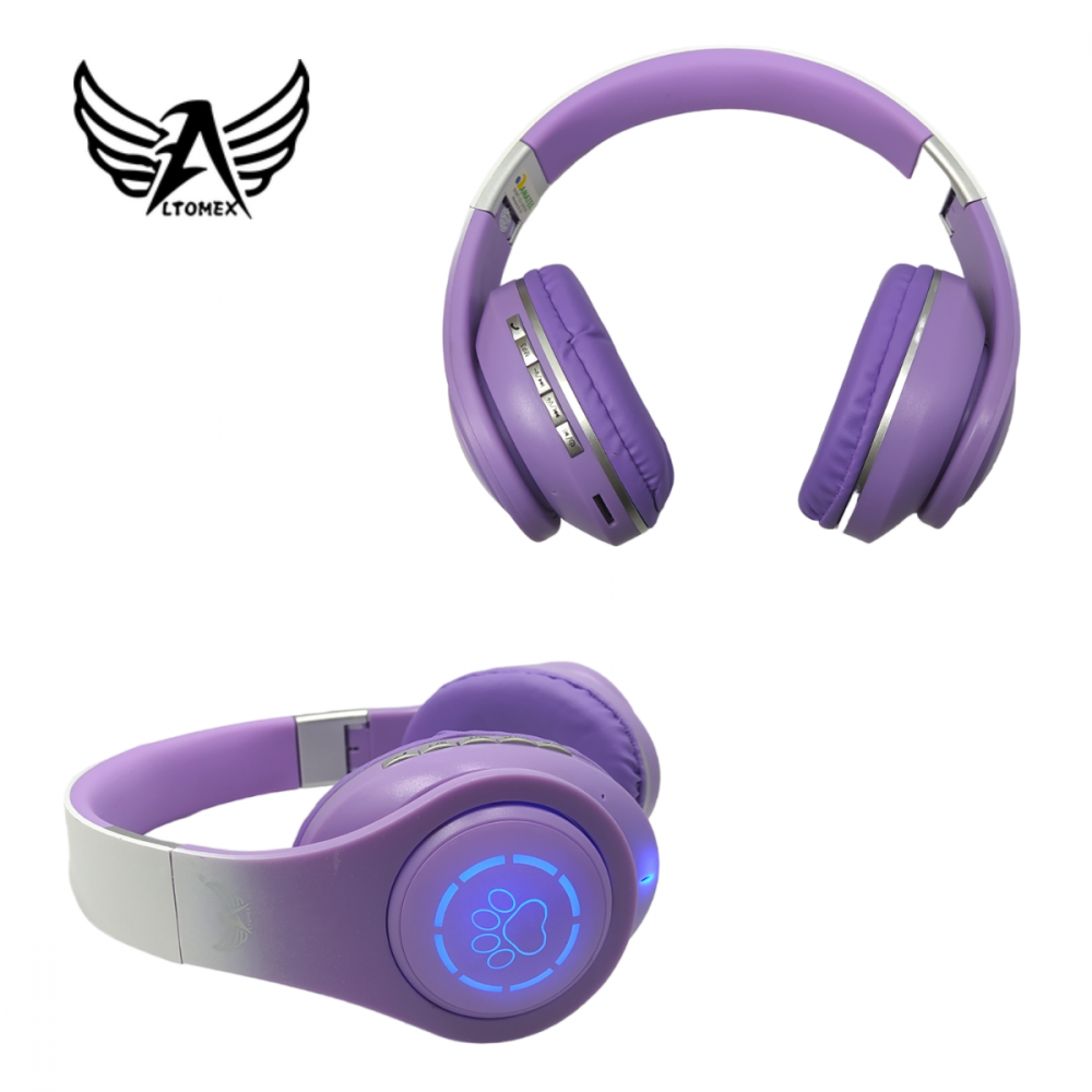 Jonh variedades drop fone de ouvido headphone bluetooth sem fio led