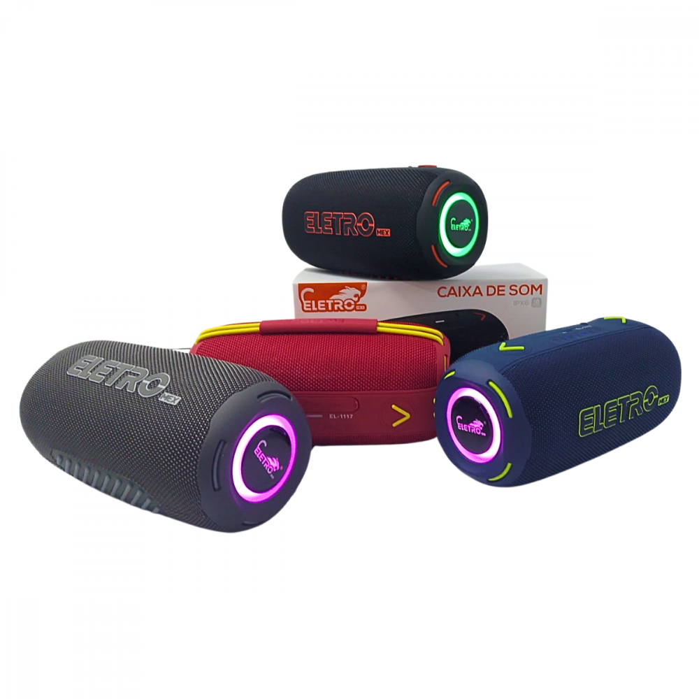 Jonh Variedades DROP Caixa de Som Bluetooth Portátil LED 100W