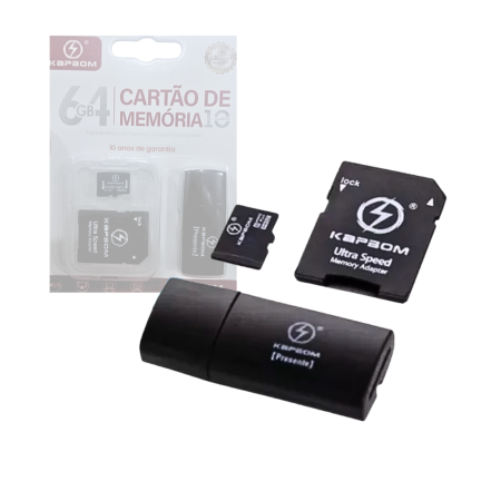 Jonh Variedades DROP - Cartão de Memória 64GB Alta velocidade Com ...