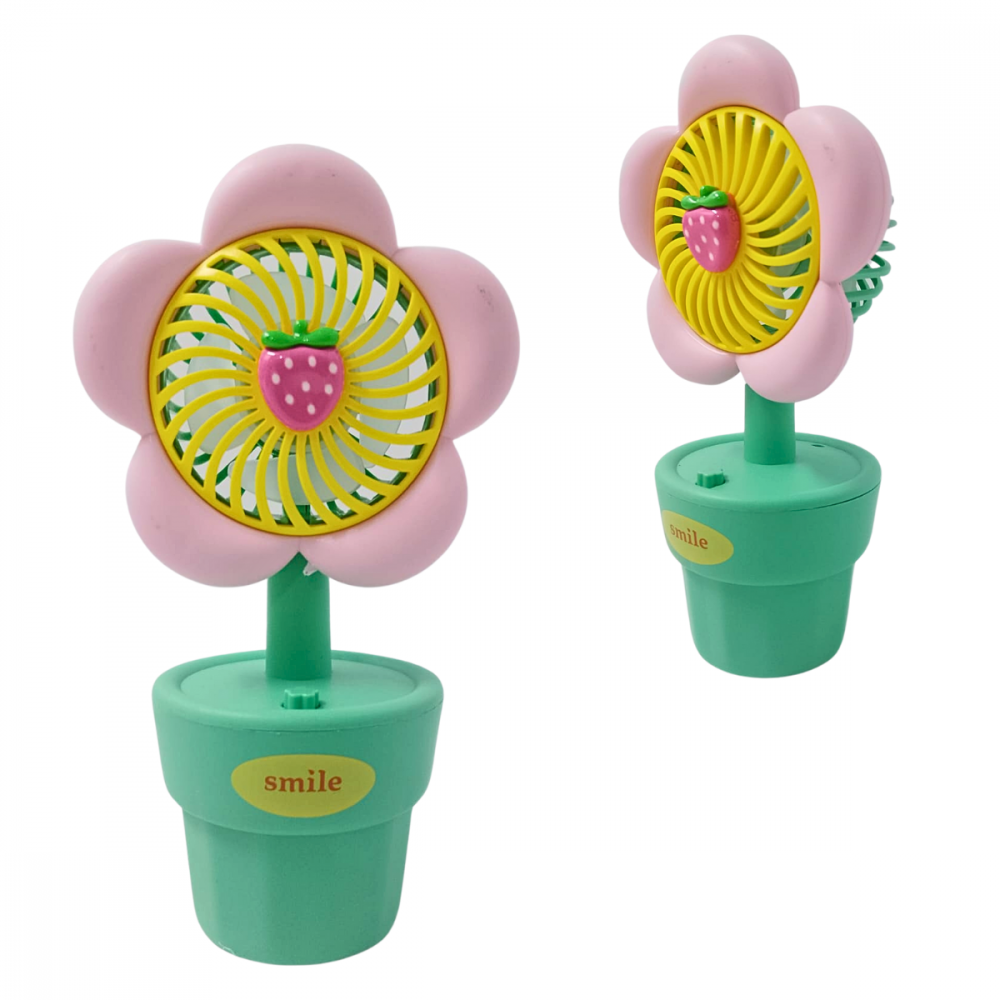 Jonh Variedades Drop Mini Ventilador Port Til Recarreg Vel De Mesa Flower Pots Hmaston Hm